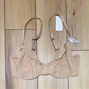 Aerie NWT Smoothez Unlined Underwire Bra 32D Light Beige